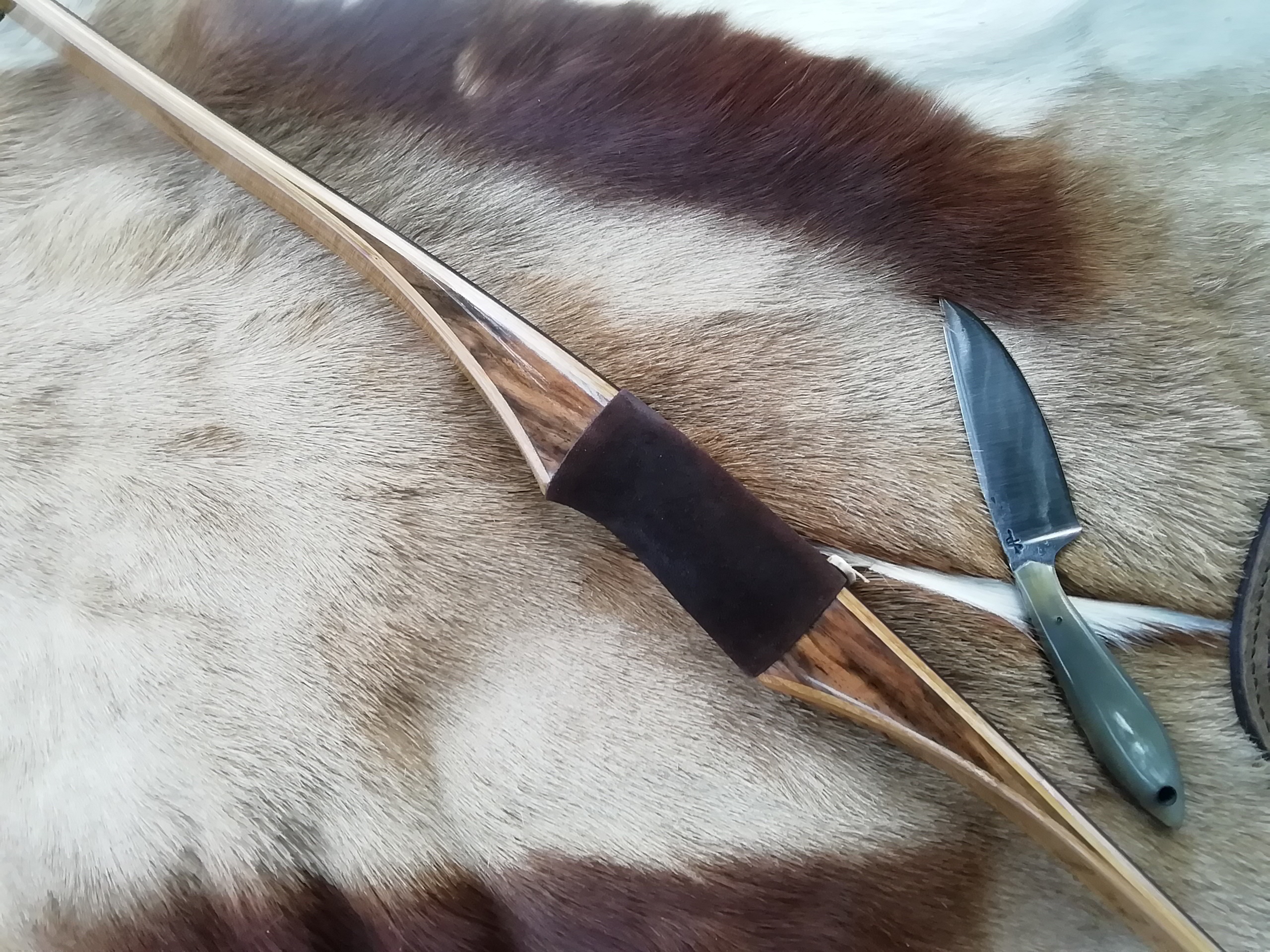 Kiowa - Poignée loupe noyer