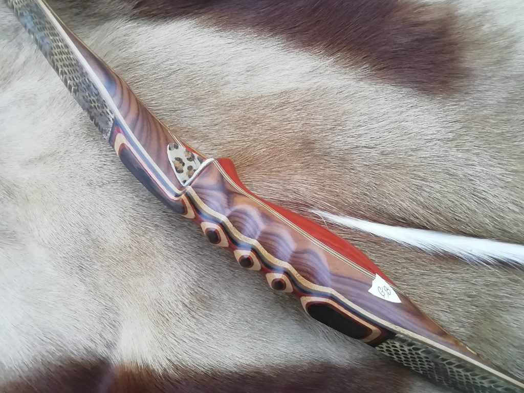 poignée palissandre/padouck option serpent