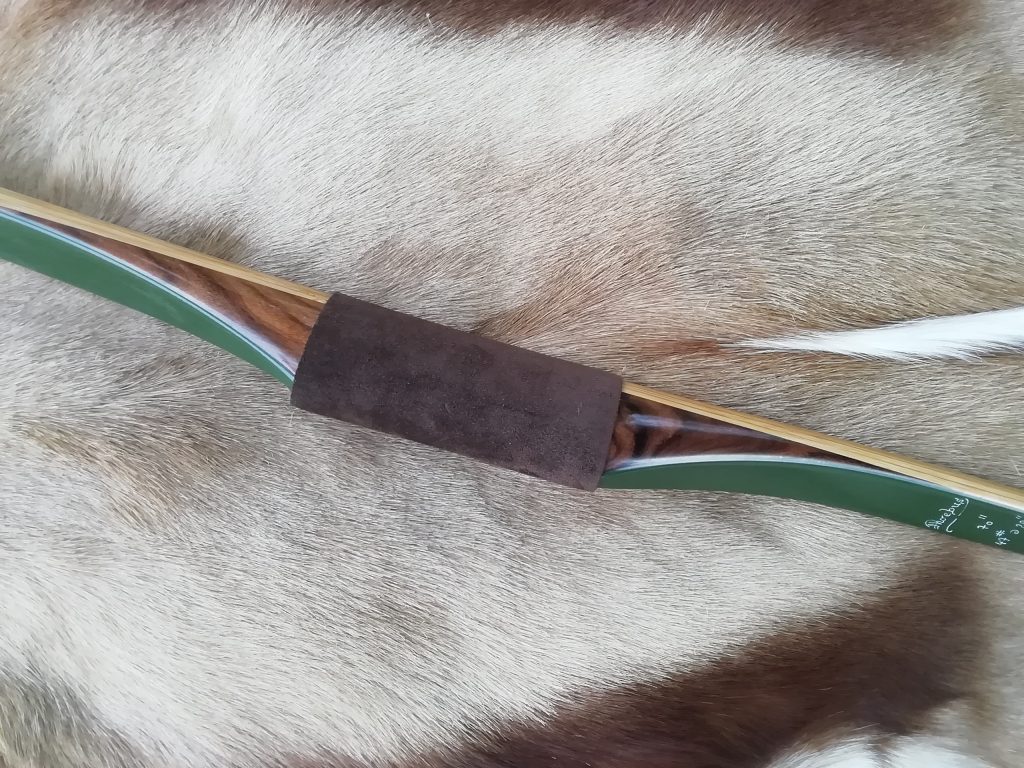 Poignée palissandre / fibre verte