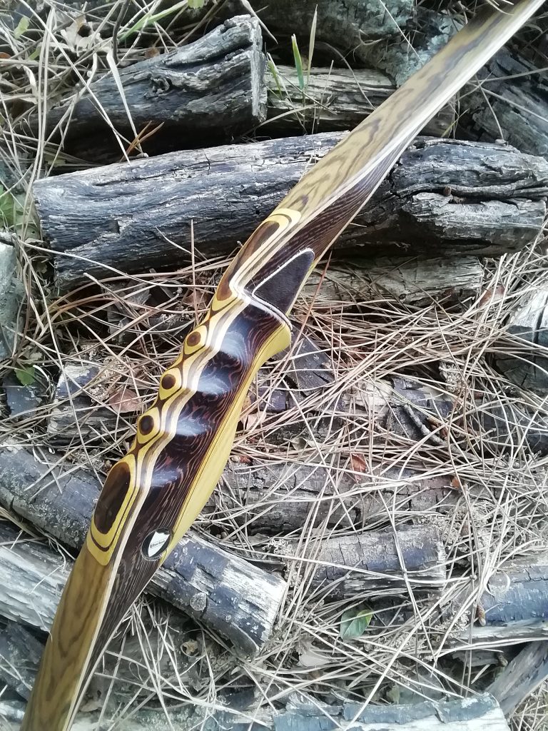 poignée wengé /osage et branches bocote