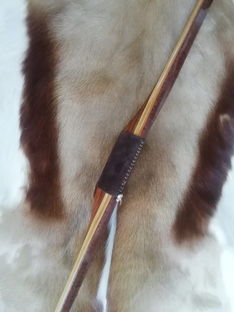 Poignée palissandre /branche léopard wood